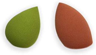 Set de 2 esponjas para aplicar maquillaje, de Ruesious sin látex, hipoalergénicas e inodoras