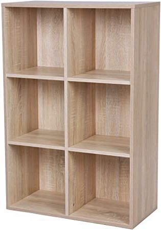 VASAGLE Estantería de Madera, Biblioteca,