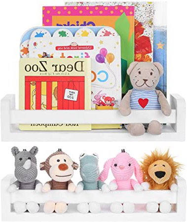 Vencipo Estantería Blanca para Libros
