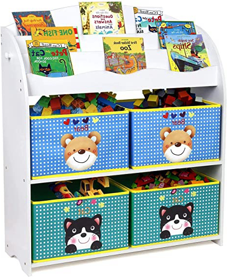 Homfa Estantería para Juguetes Libros