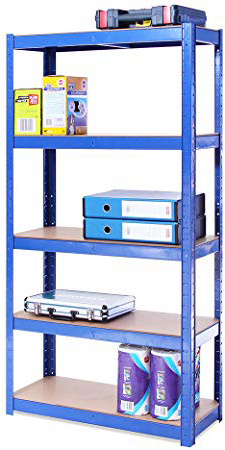 G-Rack 0020-1 Estantería de Almacenamiento, Azul, 150cm x 75cm x 30cm