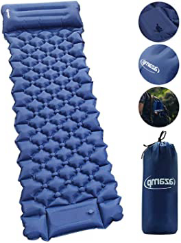 Autoinflable Colchoneta Portátil,Esterilla Acampada Autohinchable,Colchón
