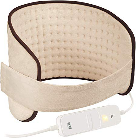 TM Electron TMHEP112 - Almohadilla Eléctrica para la Zona Lumbar y Abdominal, con 3 niveles de temperatura, transpirable y lavable