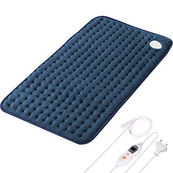 Almohadilla Elèctrica de Calefacción MaxKare Función de Apagado Automático Configuración de Temperatura de 6 Engranajes el Calefactora Rápido Superficie Suave Manta Electrica 30 x 60cm