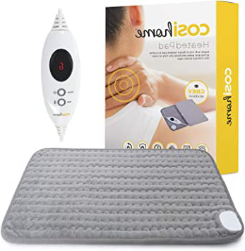 Cosi Home® Almohadilla Eléctrica de Lujo - Extragrande, Lavable a Máquina con Cubierta de Micropolar, Control Remoto Digital y 6 Configuraciones de Calor