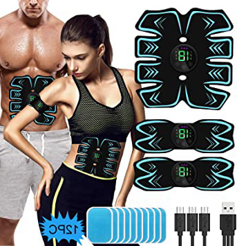 Electroestimulador Muscular Abdominales, EMS Estimulación