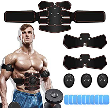 Electroestimulador Muscular Abdominales, Masajeador Eléctrico
