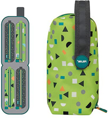 Kit 4 estuches con contenido Happy Bots verde