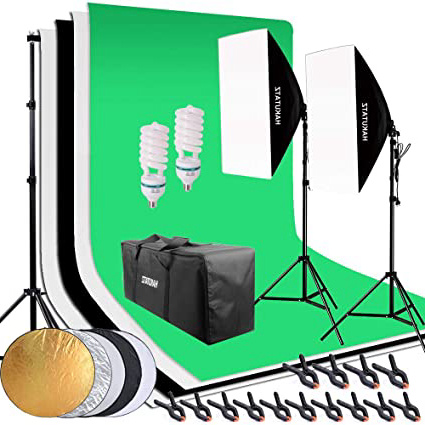 HAKUTATZ® Juego de estudio fotográfico