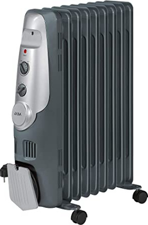 AEG RA 5521 - Radiador de aceite, 2000 W, 9 elementos, termostato, 3 niveles de potencia