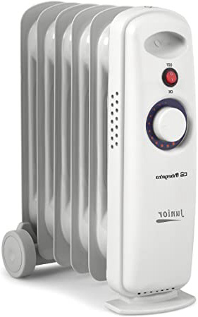 Orbegozo RO-710 C Junior RADIADOR Aceite RO710C 700W 6 Elementos, 700 W, Aluminio, Blanco