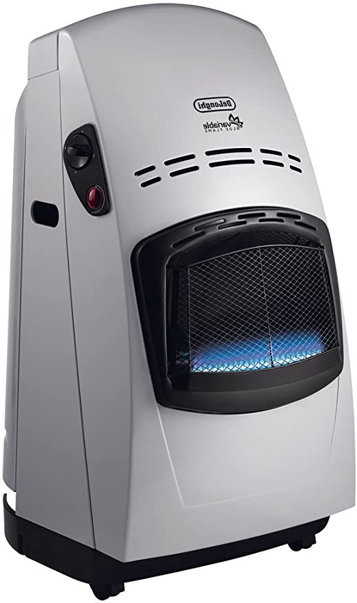 De'longhi VBF2 - Calefactor eléctrico, 4200 W, acero, negro/plata