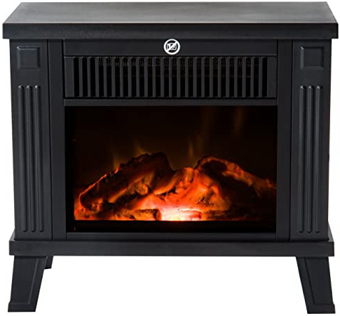 HOMCOM Chimenea Eléctrica Calefactor Tipo