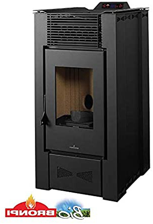 ESTUFA PELLET BRONPI MODELO EVA 16 KW CANALIZABLE