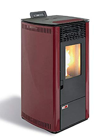 Estufa de Pellet Modelo burn12 canalizable Burdeos