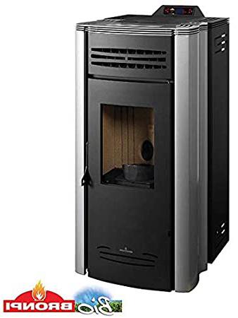 ESTUFA DE PELLET BRONPI MODELO CORAL 16 KW CANALIZABLE