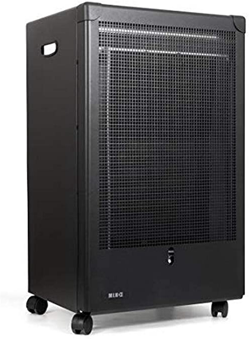 HJM GA4200 Estufa Gas, 4.2 W, Acero, Negro