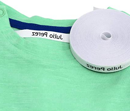 100 Etiquetas para ropa personalizadas.