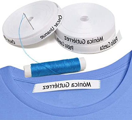 100 etiquetas para coser a