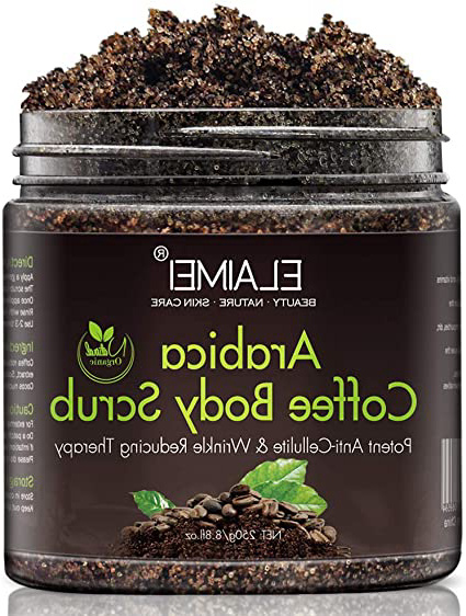 Exfoliante de café natural con