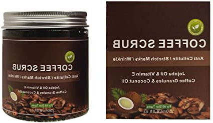 Crema exfoliante exfoliante de café,