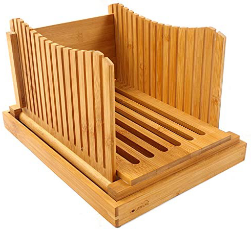 bambú Rebanadora de pan Plegable