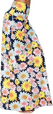 Falda Larga Maxi de Impresión