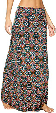 Falda Larga Maxi de Impresión