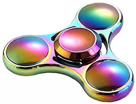 Hand Spinner Juguete, Rainbow Metal