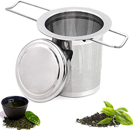 WELLXUNK® Filtros para té, Acero