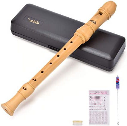 Eastar Flauta Soprano Madera de Arce C Digitación Barroco ERS-31BM