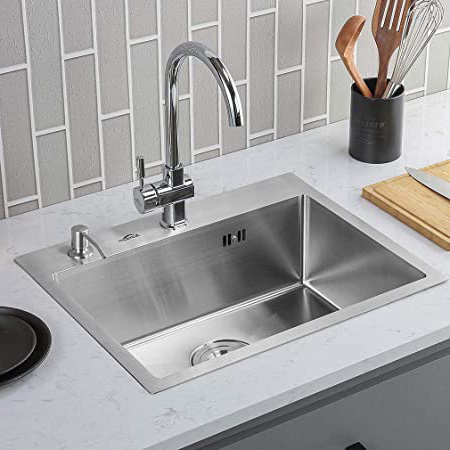 Auralum Fregadero Cocina un Seno,