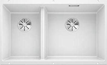 Blanco 523155 subline 430/270 de U Cocina Fregadero, color blanco, 430/270 mm Platillos ancho