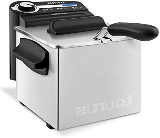 Taurus Professional 2 Plus Freidora, 2 litros, 1700 W, 18/8 Stainless Steel, Acero inoxidable