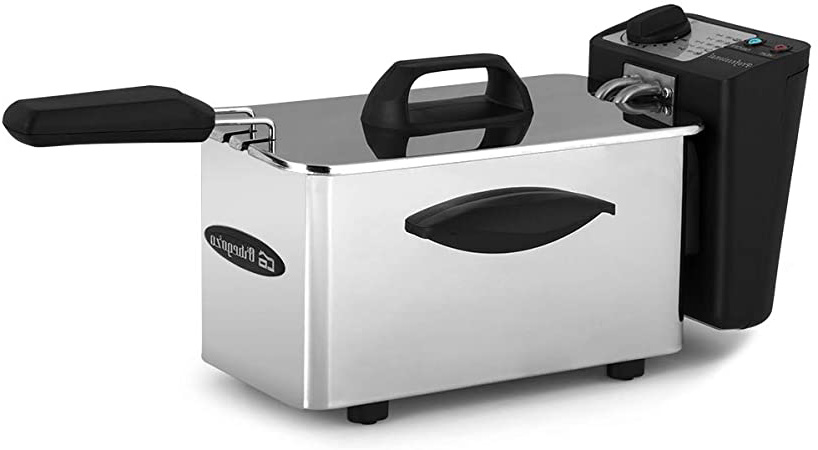 Orbegozo FDR16 FDR 16-Freidora Profesional, 1500 W, 1,5 l, 1.5 kg, Acero Inoxidable