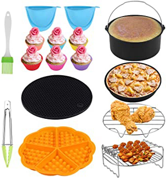 Kamtop 11PCS Accesorios para Freidora