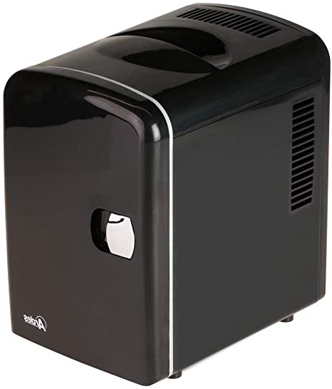 Silver Ice AR5I04 - Mini Nevera (58 W, 4 l), Color Negro