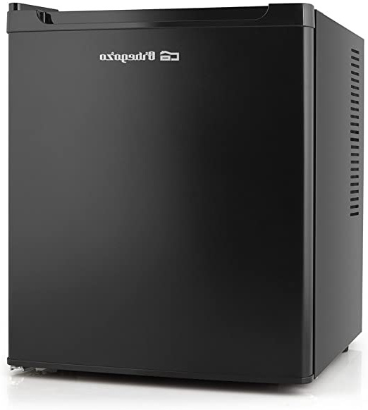 Orbegozo NVE 4500, Mini Nevera Eléctrica, 70 W, Luz interior LED, Control de Temperatura Ajustable y Sistema No Frost, 38L, Negro, 42,9 x 42,9 x 51,1 cm