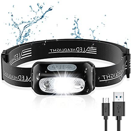 Cocoda Linterna Frontal, LED USB