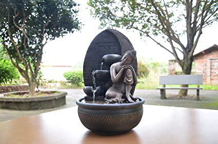 Zen'Light Fuente Buda Grace, Resina,