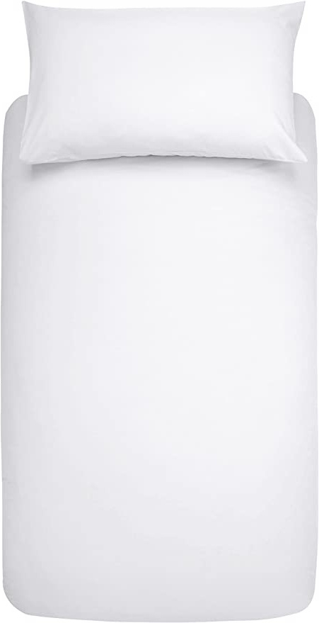 Amazon Basics Duvet Set, Blanco,