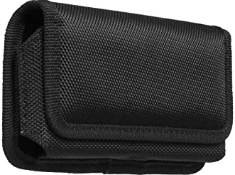 AQ Mobile Funda Cinturón Horizontal para Móviles y Smartphones, Talla XL (para 6,5" Smartphone) Textil, Pinza de cinturón, Cierre magnético