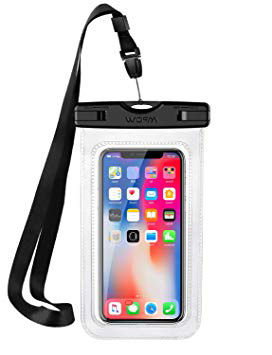 Funda Impermeable Movíl, Mpow Bolsa Impermeable Movil Transparente, 6.5in para iPhone XS/X/XR/8/8 Plus/Galaxy S10/S9/S8/Mate 20/P30/P20, IPX8 Certificado Impermeable, Funda Playa para Movíl Universal