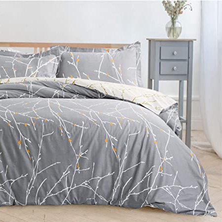 







Bedsure Funda Nórdica Cama 150/135 Estampada Reversible - Fundas Edredón Nórdico 220x230cm con 2 Fundas de Almohada 40x75cm - con Patrón Moderna de Árbol de Microfibra Muy Suave Transpirable






