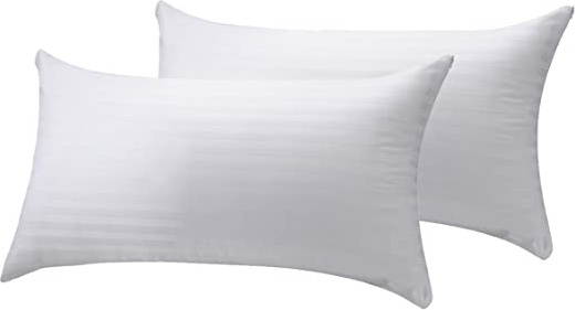 Pikolin Home - Pack de 2 fundas de almohada cutí, 100% algodón satén, 40x75cm (Todas las medidas)