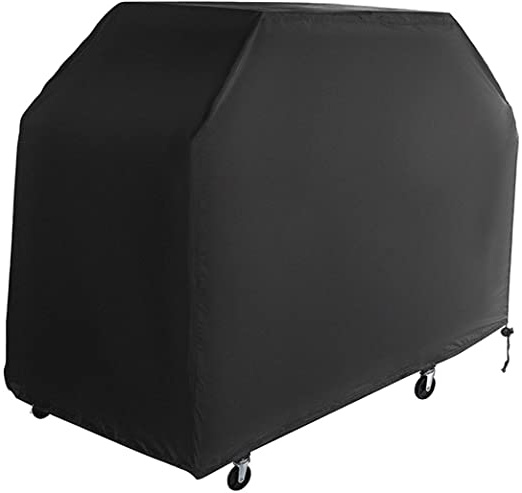 Newcomdigi Funda Protectora para Barbacoa Cubierta Impermeable para Parrilla de Barbacoa Cubierta Barbacoa 170x61x117 cm Anti-UV Anti-Polvo Anti-Humedad Color Negro