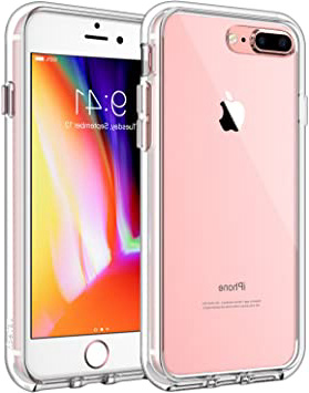 JETech Funda para iPhone 8 Plus y iPhone 7 Plus, Anti-Choques y Anti-Arañazos, HD Clara