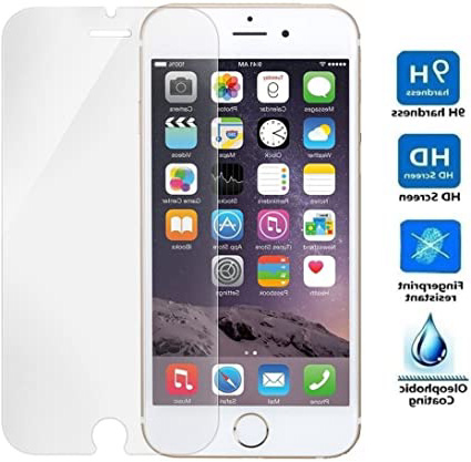 ELECTRÓNICA REY Protector de Pantalla para iPhone 7 Plus/iPhone 8 Plus, Cristal Vidrio Templado Premium