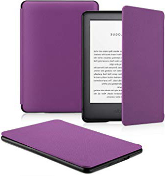 OMOTON Funda Nuevo Kindle 2019 Carcasa Nuevo Kindle 2019 Funda, PU, Sueño Automático, Cierre Magnético, Color Violeta, Solo para All-New Kindle, 2019 Released