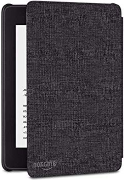 Funda Amazon de tela que protege del agua para Kindle Paperwhite (10.ª generación - modelo de 2018), Negro antracita